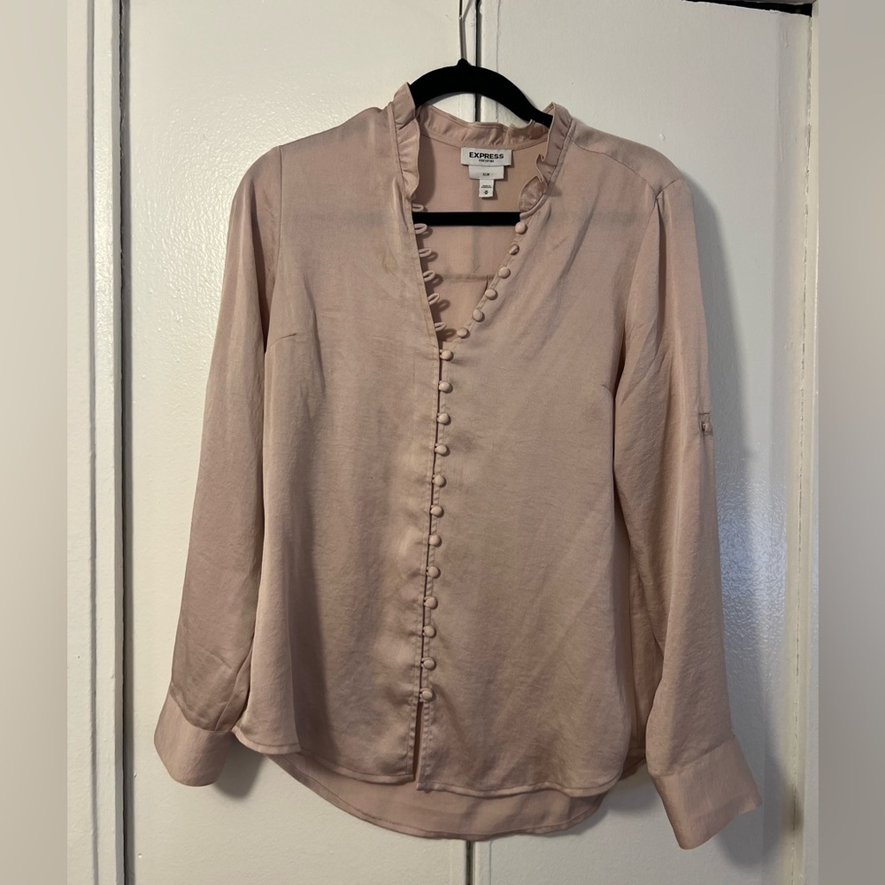 Button front blouse